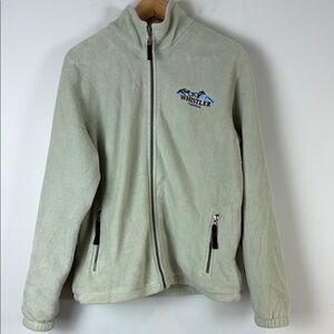 Vintage Green Whistler Fleece Jacket Women's Size Medium